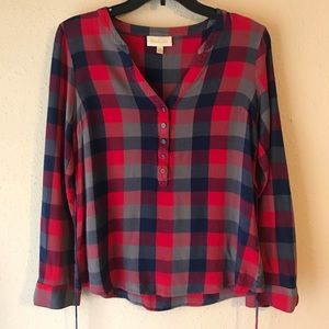 ModCloth plaid blouse